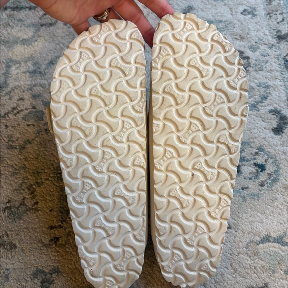 Birkenstock Eggshell Cream EVA Arizona Sandals - Picture 3 of 5